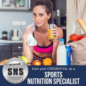 Sports Nutrition Specialist Certification, NESTA, CECs