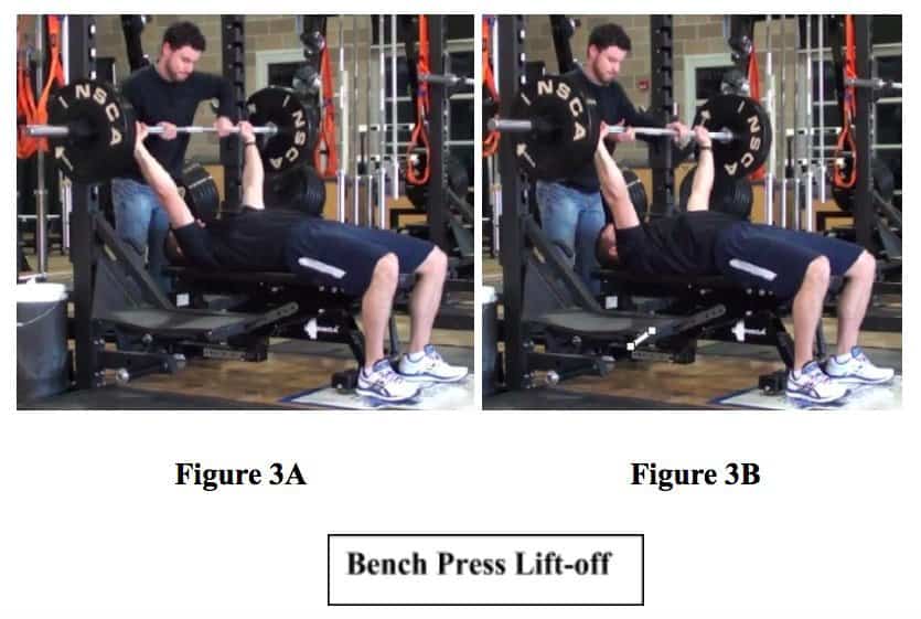 Figure 3 Bench Press Lift-off