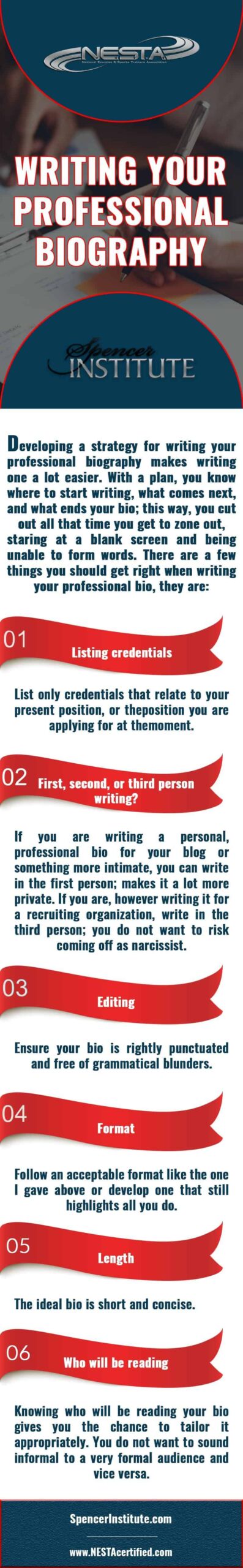 Different Techniques for Writing Your Professional Biography