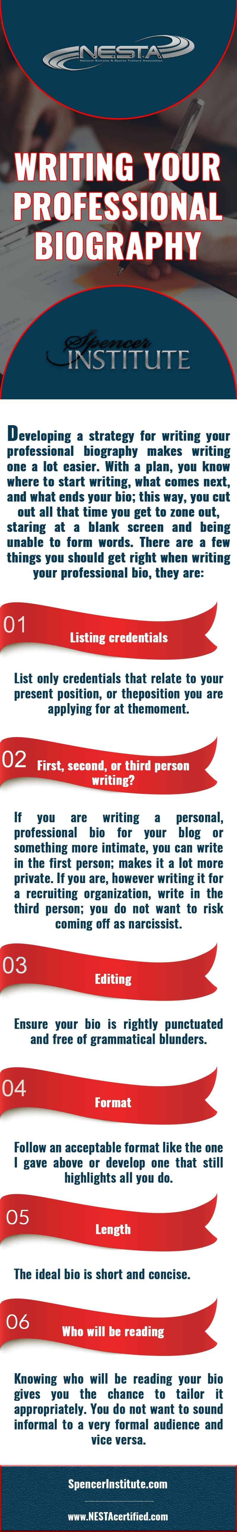 How do I write a biography about myself? How do I write a biography about myself?